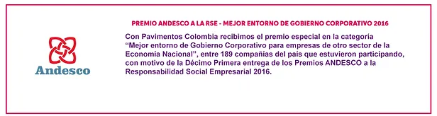 Estudio Legal Reconocimientos RSE Andesco